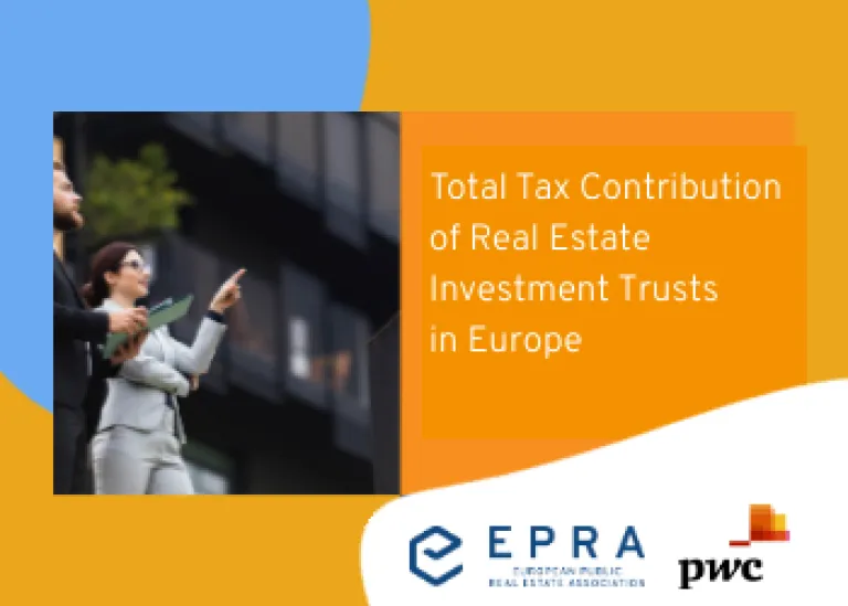 WEBINAR - Total Tax Contribution of REITS in Europe