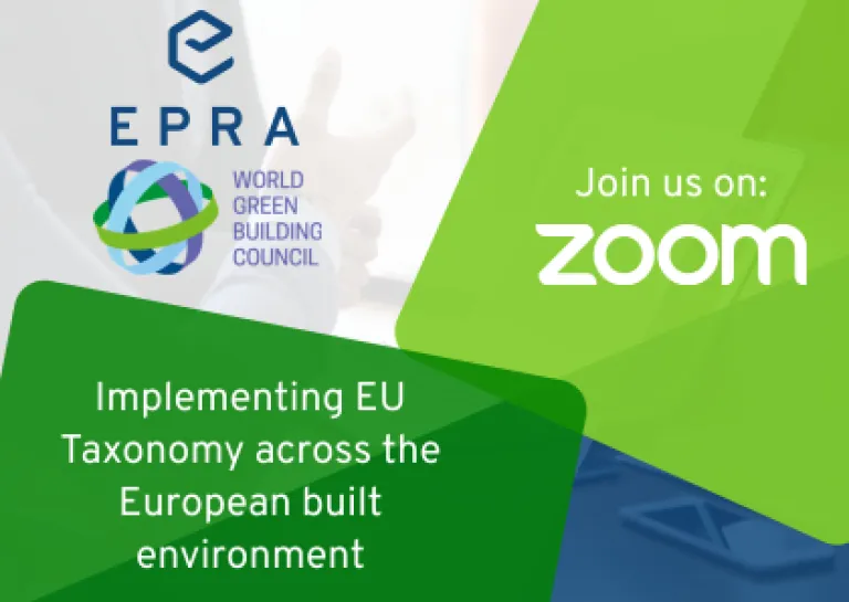 EPRA & WorldGBC Webinar: Implementing EU Taxonomy across the European built environment
