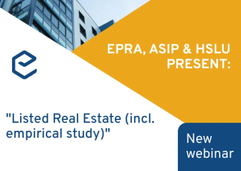 ASIP, EPRA & HSLU Webinar on Listed Real Estate (incl. empirical study)