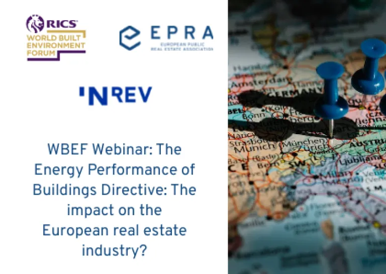 WBEF Webinar: The Energy Performance of Buildings Directive: The impact on the European real estate industry?
