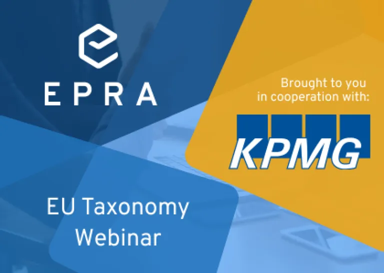 EPRA & KPMG - EU Taxonomy Webinar 2023