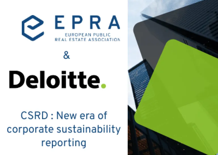 EPRA & Deloitte Belgium Webinar - CSRD : New era of corporate sustainability reporting