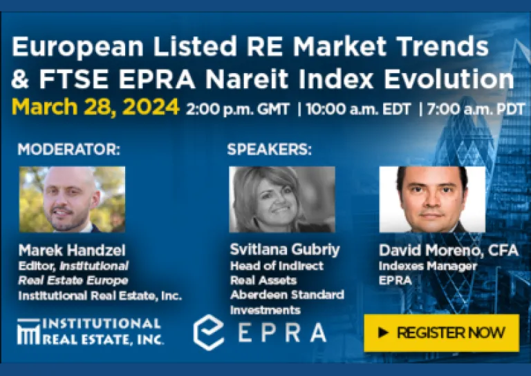 European Listed RE Market Trends & FTSE EPRA Nareit Index Evolution